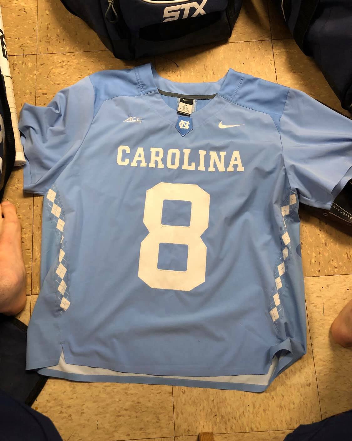 The #8 looks good in Carolina Blue, too
