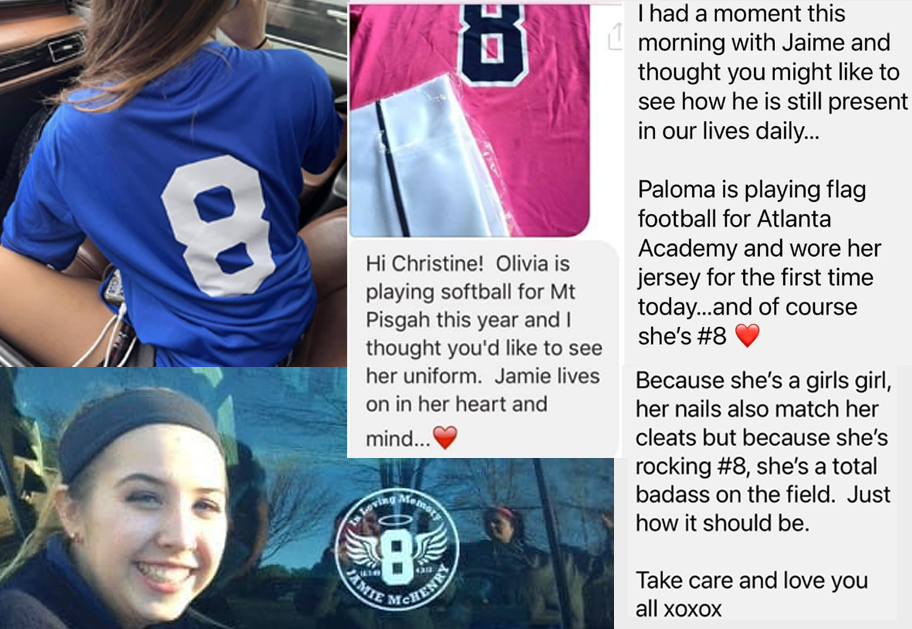 More proof Jamie continues to inspire and live on…